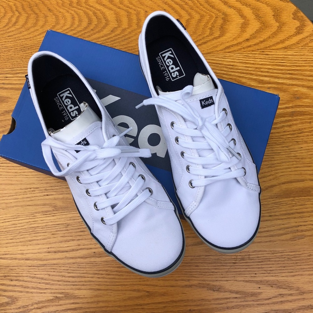 Keds White Canvas Sneakers